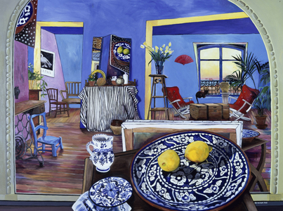 Paix-Citrons 1990 (acrylic & oil on canvas)