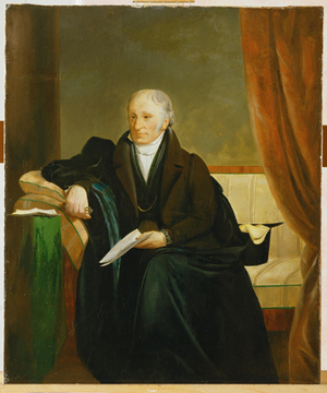 Banker Freiherr Bernhard von Eskeles (painting on canvas)