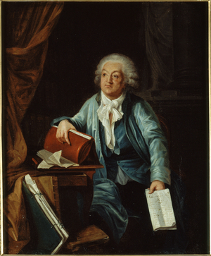 Portrait of Mirabeau in his office, 1791 (oil on canvas)