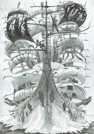Storm creators Sea of Cortez, 2018 (ink and pencil on paper)