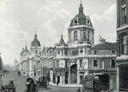 Smithfield Meat Market, General View of the Buildings (b/w photo)