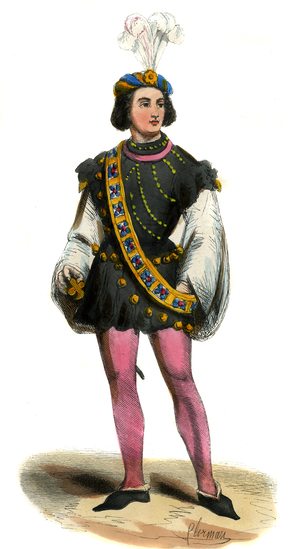 Gentleman - costume from 14th century