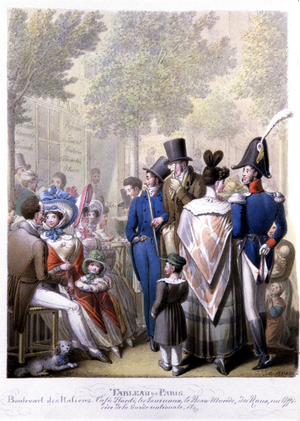 Boulevard des Italiens, Paris, c. 1810-1830 (print)