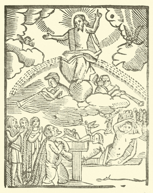 Illustration for The Roxburghe Ballads (woodcut)