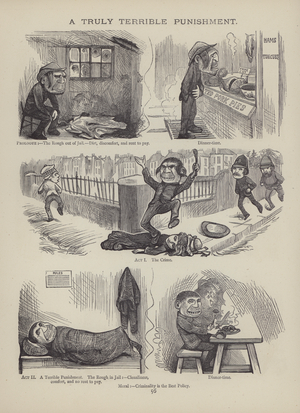 Page from The British Working Man or One Who Does Not Believe In Him (engraving)