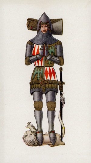 The Colour of Chivalry: John De Montacute (colour litho)