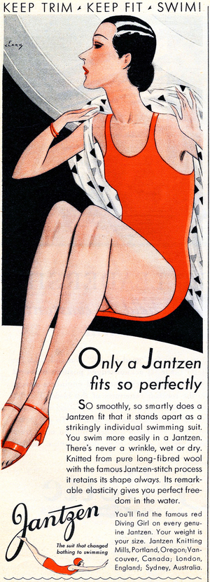 Jantzen Magazine Advert, USA, 1920s