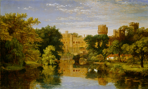 Warwick Castle, England, 1857 (oil on canvas)