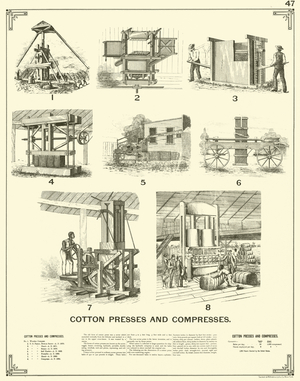 Cotton Presses and Compresses (engraving)