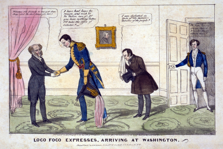 Satire on the effects of the Whig victory in 1838 (engraving)