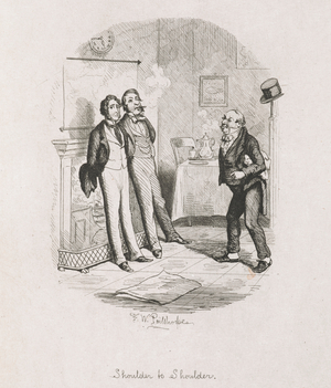 "Shoulder to shoulder".