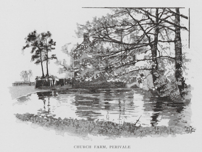 Church Farm, Perivale (litho)