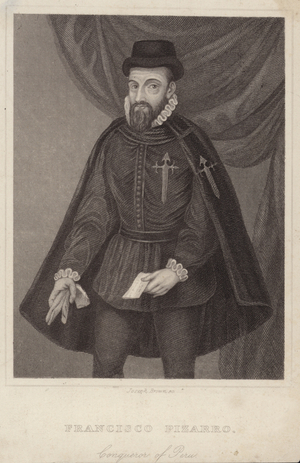 Portrait of Francisco Pizarro (engraving)