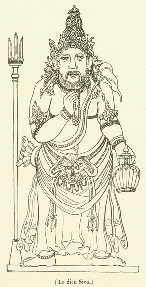 Le dieu Siva (engraving)