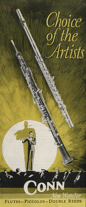 A Musician Playing a Charles Gerard Conn Flute