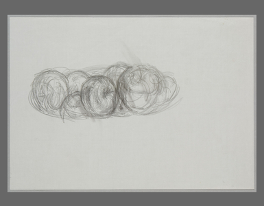 Apples in a Fruit-Dish, 1947 (pencil on paper)