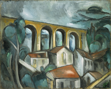 The Viaduct; Le Viaduc, (oil on canvas)