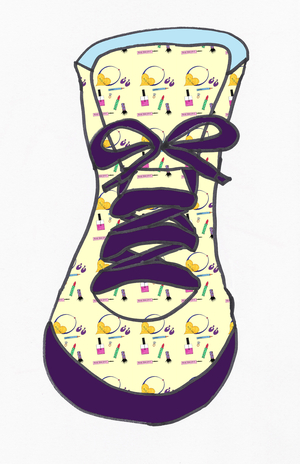 Sneaker 1 (pen on paper and photoshop