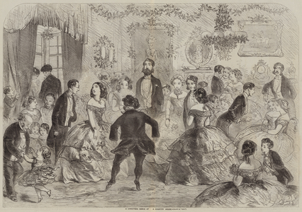 A Christmas Dance at a Country House (engraving)