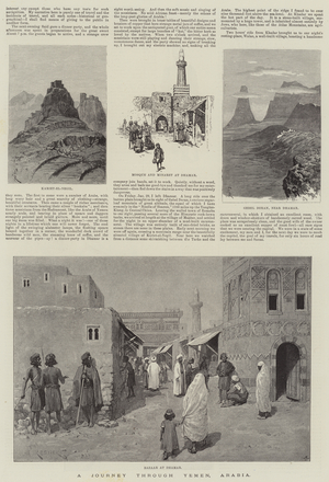 A Journey through Yemen, Arabia (litho)