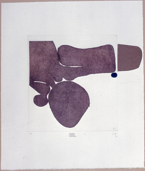 Quiet is the Island', 1974 (intaglio)