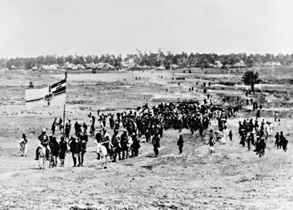 Protection force in German East Africa, 1890 (b/w photo)