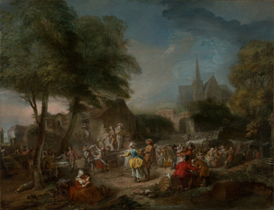The Country Dance, c.1760-1762 (oil on canvas)