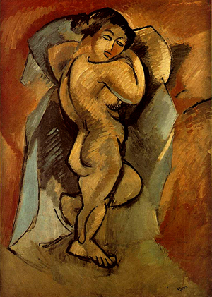 Large Nude, 1908 (oil on canvas)