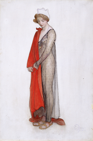 Red and Black, 1906 (w/c on paper