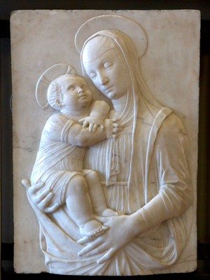 Virgin with Child (marble)