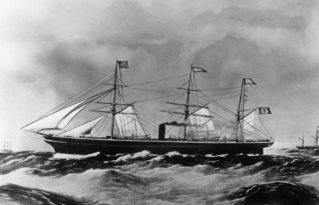 Sailboat "Bremen", 1858