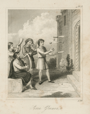 Saxon Gleemen (engraving)