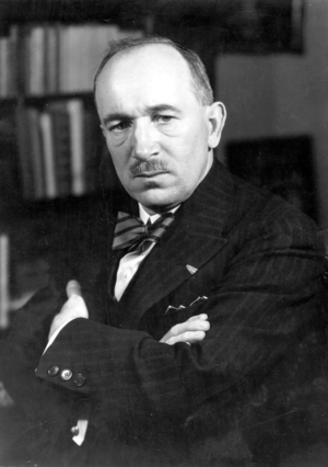 Edvard Benes (b/w photo)
