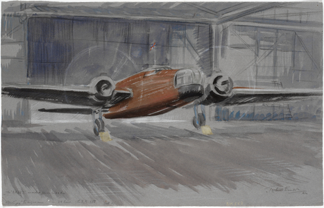 From the Jig to the Engine-run in Twenty-eight Hours : Aircraft BK.557, 1942 (w/c)