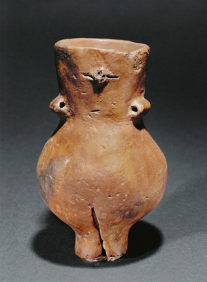 Anthropomorphous vase, female figure. Terracotta (terracotta)