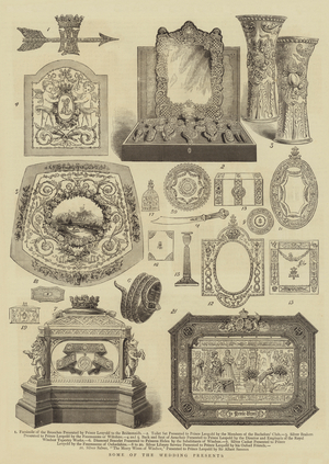 Some of the Wedding Presents (engraving)