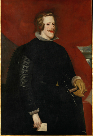 Philip IV, King of Spain, son of King Philip III and Archduchess Maria Anna … (painting on canvas)