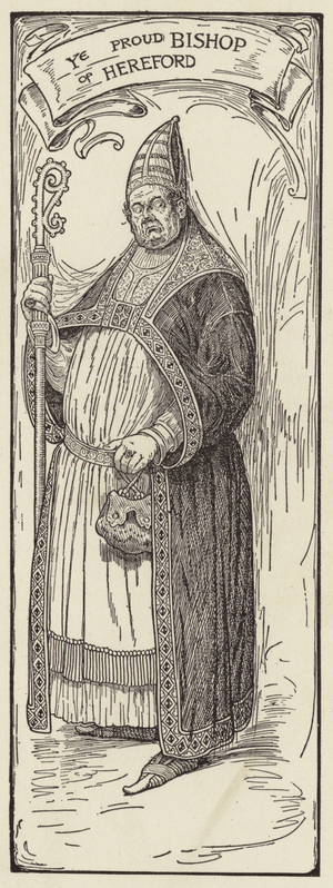 The Proud Bishop Of Hereford (litho)