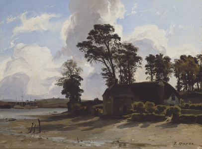 The Estuary Farm, 1830-35 (oil on canvas)