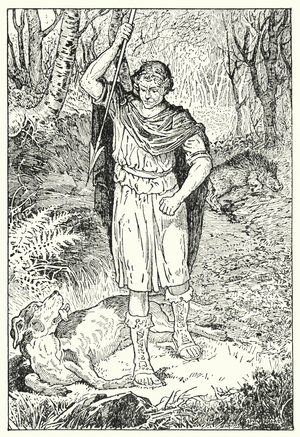 The Old Hound (litho)