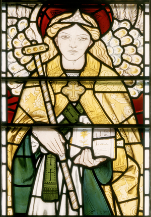 Archangel Raphael, 1862 (stained glass)