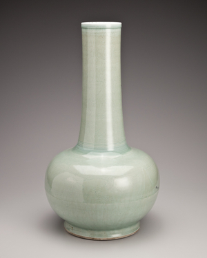 Bottle shaped Vase (celadon glaze)