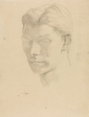 Portrait of a Man, c.1906-08 (pencil on paper)
