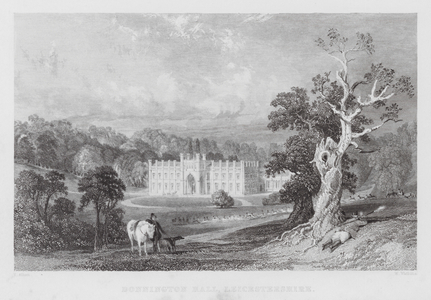 Donnington Hall, Leicestershire (engraving)