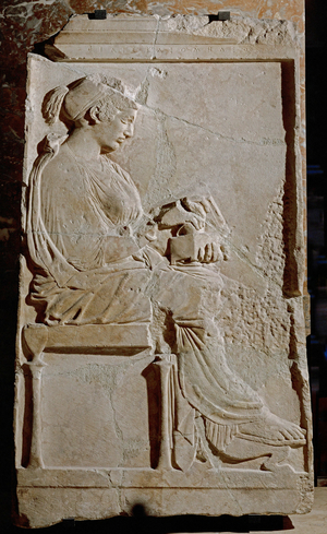 Funeral stele for Phillis, daughter of Cleomedes …