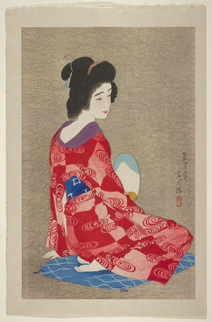 Long Undergarment (colour woodblock print)