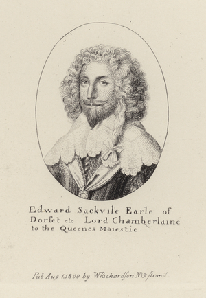 Edward Sackville, Earl of Dorset (engraving)