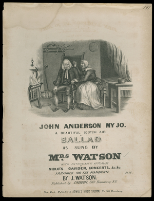 John Anderson My Jo, 1759-1832 (sheet music)
