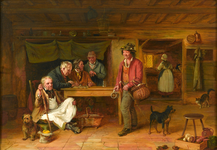 The Turk’s Head Inn, Eton, 1845 (oil on panel)