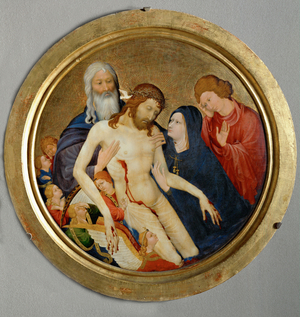 The large pieta, c.1400 (painting on wood)